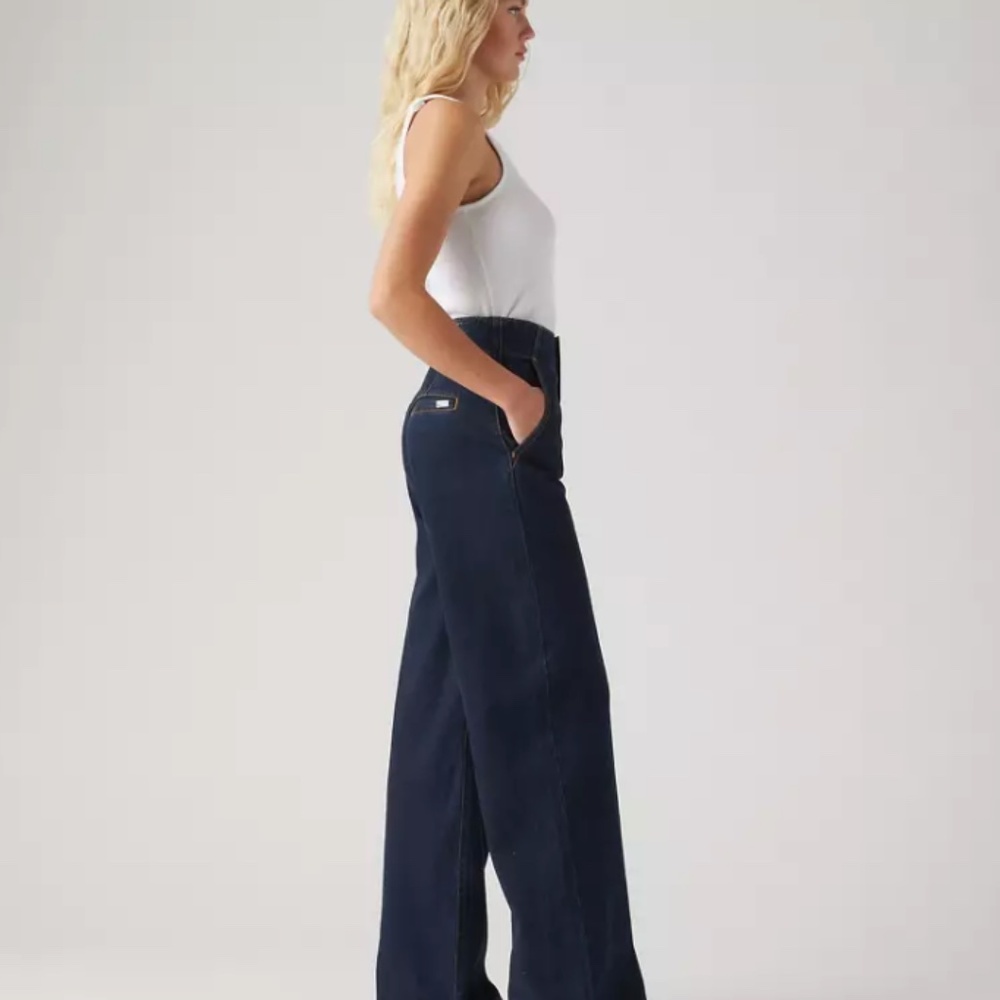 Levi's Ribcage Wide Leg Tailor Slick Streets 28 x 34